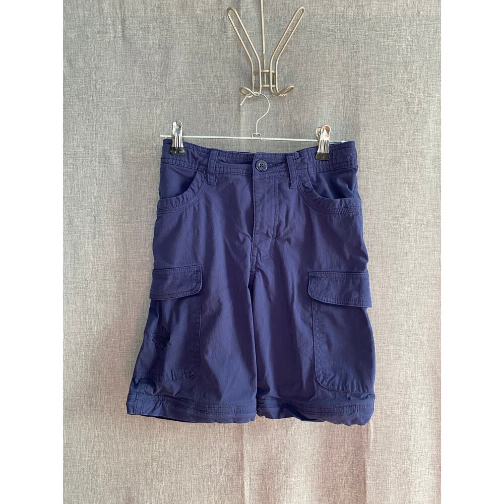Cub Scouts BSA Switchback Uniform Pants Size 8 Navy Blue Cargo Shorts Like New